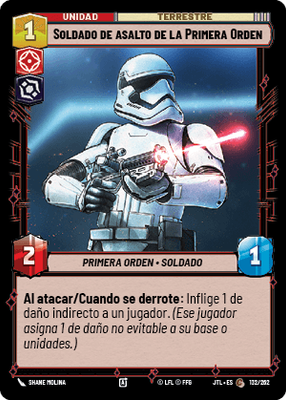 Soldado de asalto de la Primera Orden