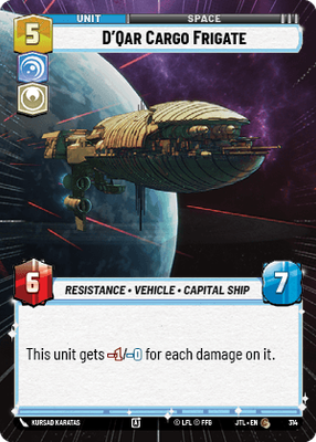 D'Qar Cargo Frigate JTL 314