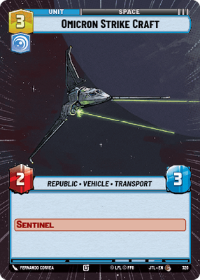 Omicron Strike Craft JTL 326