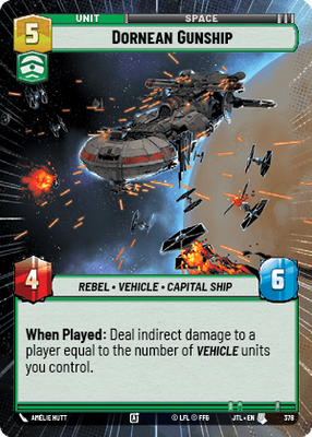 Dornean Gunship JTL 378