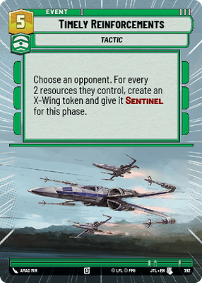 Timely Reinforcements JTL 392