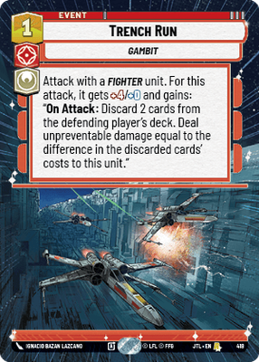 Trench Run JTL 418