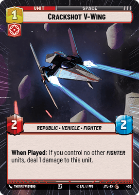 Crackshot V-Wing JTL 420