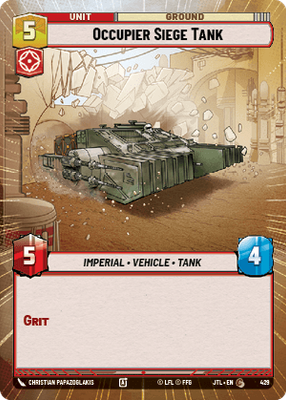 Occupier Siege Tank JTL 429