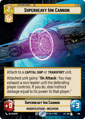 Superheavy Ion Cannon JTL 489
