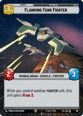 Flanking Fang Fighter JTL 519