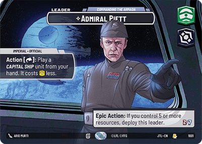 Admiral Piett JTL 1001