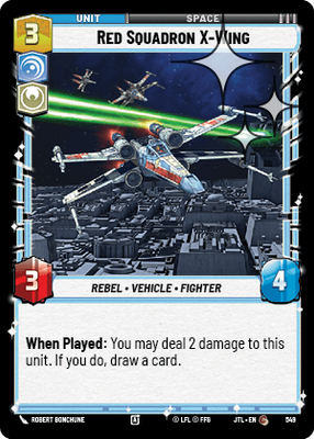 Red Squadron X-Wing JTL 549