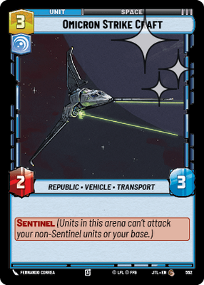 Omicron Strike Craft JTL 562