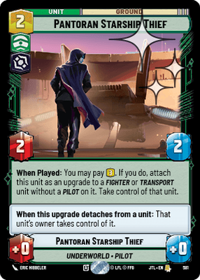 Pantoran Starship Thief JTL 581