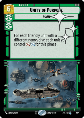 Unity of Purpose JTL 604