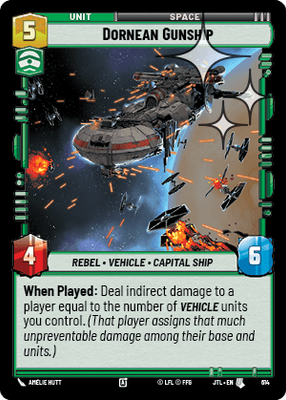 Dornean Gunship JTL 614