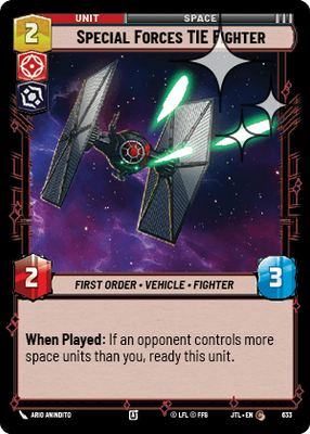Special Forces TIE Fighter JTL 633
