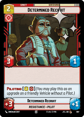 Determined Recruit JTL 657