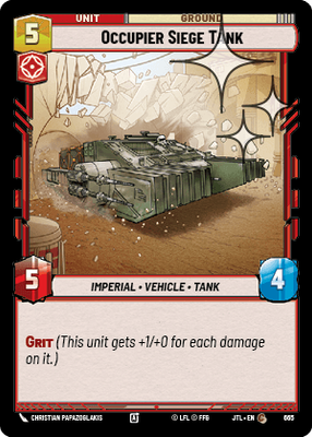 Occupier Siege Tank JTL 665
