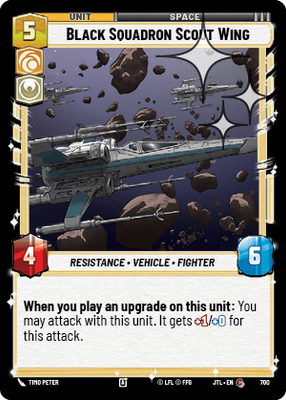 Black Squadron Scout Wing JTL 700