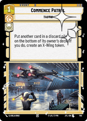 Commence Patrol JTL 703
