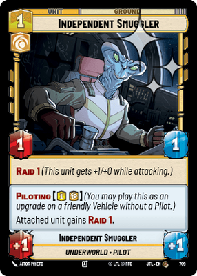 Independent Smuggler JTL 709