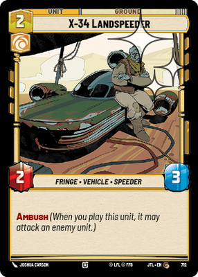 X-34 Landspeeder JTL 712