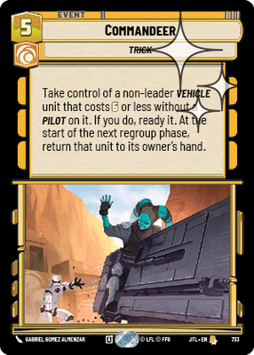 Commandeer JTL 733