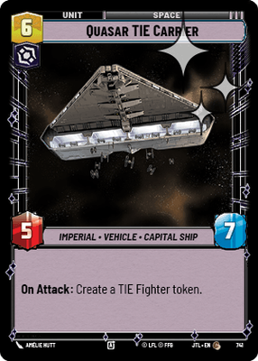 Quasar TIE Carrier JTL 741