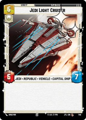 Jedi Light Cruiser JTL 749