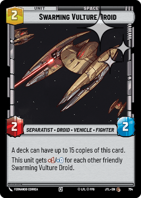 Swarming Vulture Droid JTL 754