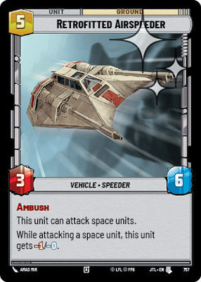 Retrofitted Airspeeder JTL 757