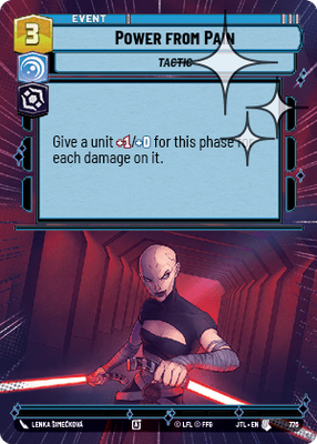 Power from Pain JTL 776