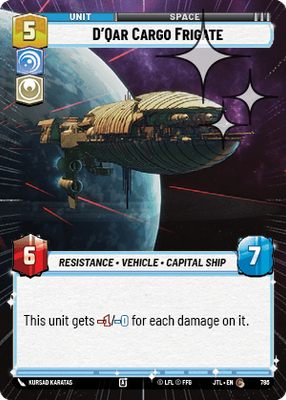 D'Qar Cargo Frigate JTL 786