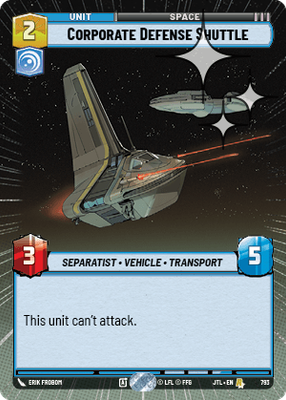 Corporate Defense Shuttle JTL 793