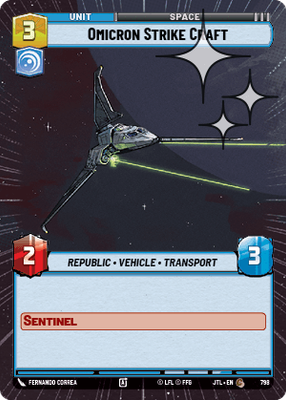 Omicron Strike Craft JTL 798