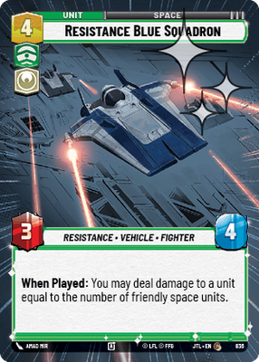 Resistance Blue Squadron JTL 836