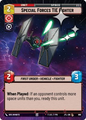 Special Forces TIE Fighter JTL 869