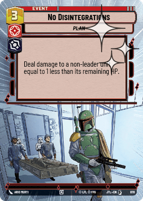 No Disintegrations JTL 878