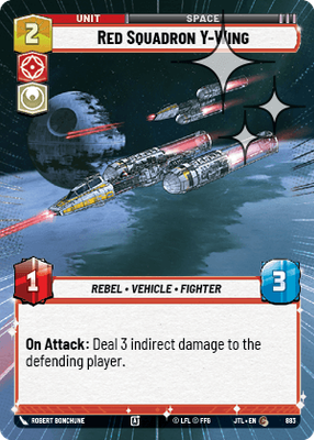 Red Squadron Y-Wing JTL 883