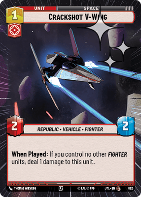 Crackshot V-Wing JTL 892
