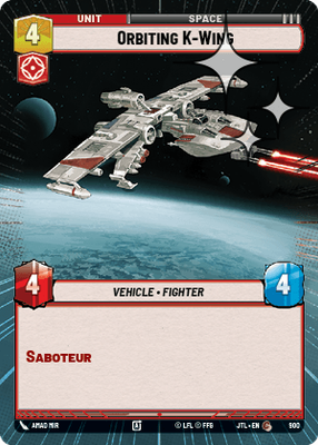 Orbiting K-Wing JTL 900