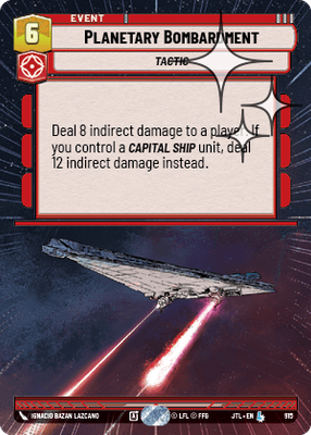 Planetary Bombardment JTL 915