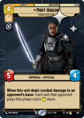 Moff Gideon JTL 922