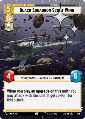 Black Squadron Scout Wing JTL 936