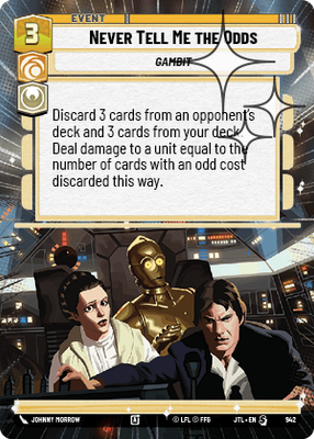 Never Tell Me the Odds JTL 942