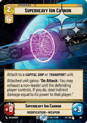 Superheavy Ion Cannon JTL 961