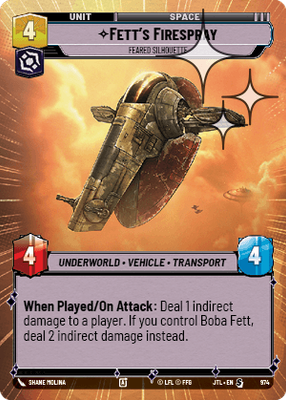 Fett's Firespray JTL 974