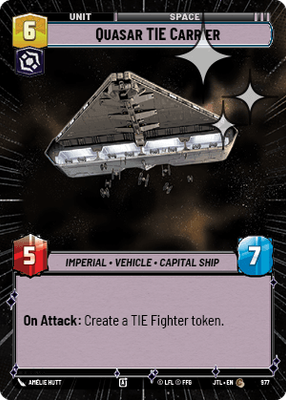 Quasar TIE Carrier JTL 977