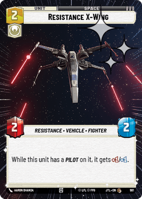 Resistance X-Wing JTL 981