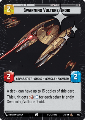 Swarming Vulture Droid JTL 990