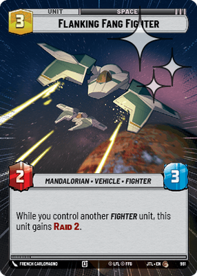 Flanking Fang Fighter JTL 991