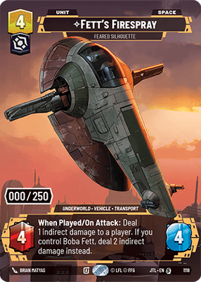 Fett's Firespray JTL 1118