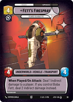 Fett's Firespray JTLP 38